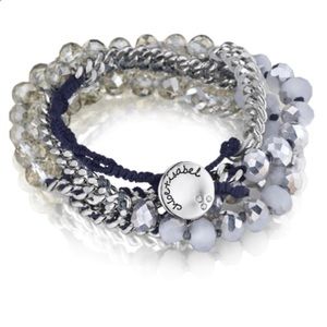 Bead and chain multi-wrap bracelet